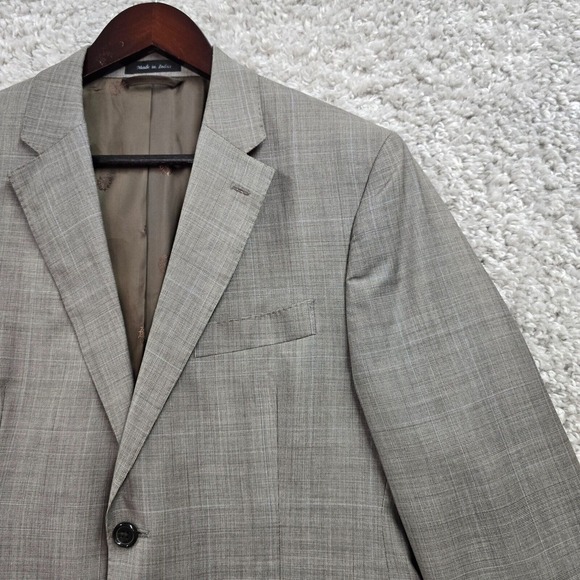 Ralph Lauren LRL Sport Coat Mens 40S Gray Check 2 Button Career Blazer Jacket - Picture 3 of 14